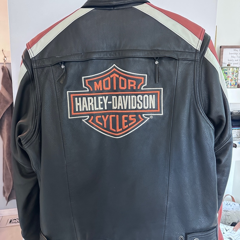 Harley-Davidson Large Winter Riding Jacket with zip in/out lining - Picture 8 of 8